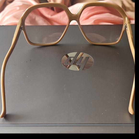 Italy Marked 70s unisex 2-tone large frame sunglasses leather case Unisex - Picture 12 of 16